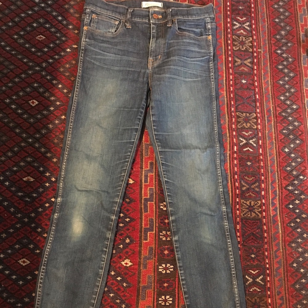 Madewell high riser skinny, 27
